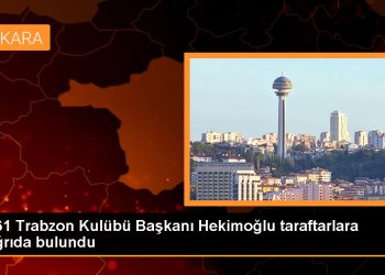 1461 Trabzon Kulübü Başkanı Hekimoğlu taraftarlara çağrıda bulundu