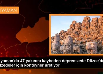 Adıyaman’da 47 yakınını kaybeden depremzede Düzce’de afetzedeler için konteyner üretiyor