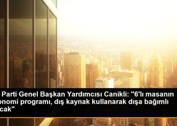 AK Parti Genel Başkan Yardımcısı Canikli: “6’lı masanın ekonomi programı, dış kaynak kullanarak dışa bağımlı olacak”