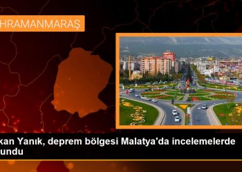 Bakan Yanık, deprem bölgesi Malatya’da incelemelerde bulundu