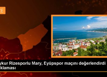 Çaykur Rizesporlu Mary, Eyüpspor maçını değerlendirdi Açıklaması