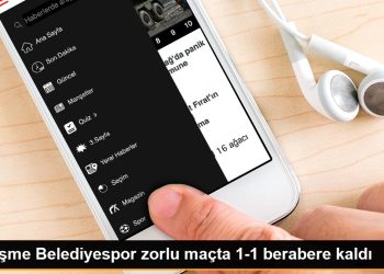 Çeşme Belediyespor zorlu maçta 1-1 berabere kaldı