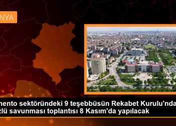 Çimento sektöründeki 9 teşebbüsün Rekabet Kurulu’ndaki sözlü savunması toplantısı 8 Kasım’da yapılacak