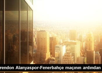 Corendon Alanyaspor-Fenerbahçe maçının ardından