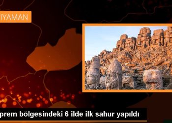 Deprem bölgesindeki 6 ilde ilk sahur yapıldı
