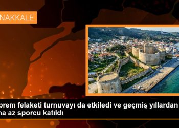 Deprem felaketi turnuvayı da etkiledi ve geçmiş yıllardan daha az sporcu katıldı