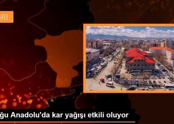 Doğu Anadolu’da kar yağışı etkili oluyor