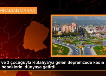 Eşi ve 3 çocuğuyla Kütahya’ya gelen depremzede kadın ikiz bebeklerini dünyaya getirdi