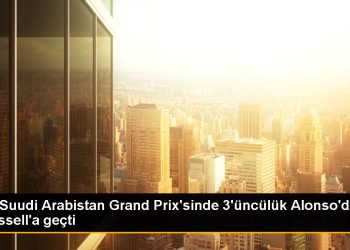 F1 Suudi Arabistan Grand Prix’sinde 3’üncülük Alonso’dan Russell’a geçti