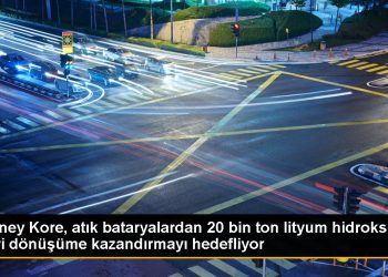 Güney Kore, atık bataryalardan 20 bin ton lityum hidroksiti geri dönüşüme kazandırmayı hedefliyor