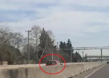 Kara yolunda otomobiliyle ters şeritte ilerledi