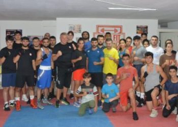 Kardeş şehrin takımları ringde kapıştı