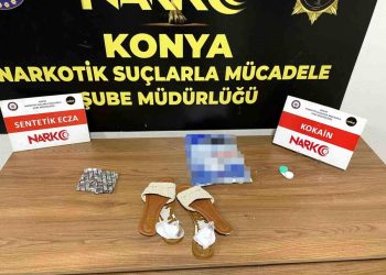 Kargoyla gelen terlikten kokain çıktı