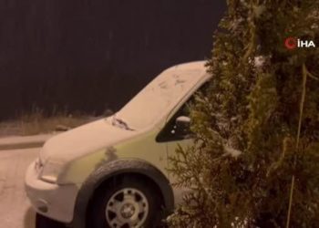 Kars’ta yoğun kar yağışı