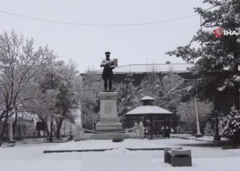 Mart ayında Kars’a kar sürprizi