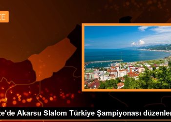 Rize haber! Rize’de Akarsu Slalom Türkiye Şampiyonası düzenlendi