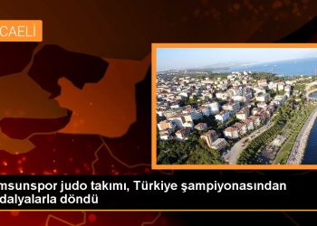 Samsunspor judo takımı, Türkiye şampiyonasından madalyalarla döndü