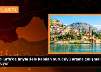 Şanlıurfa’da tırıyla sele kapılan sürücüyü arama çalışmaları sürüyor