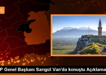 TDP Genel Başkanı Sarıgül Van’da konuştu Açıklaması