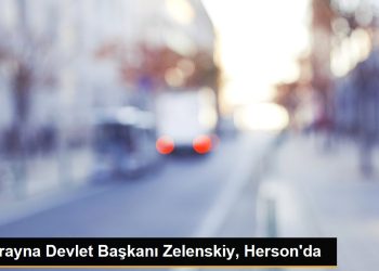Ukrayna Devlet Başkanı Zelenskiy, Herson’da