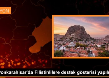 Afyonkarahisar’da Filistin’e Destek Gösterisi Düzenlendi