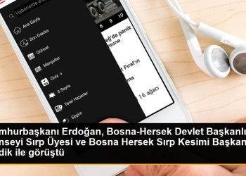 Cumhurbaşkanı Erdoğan, Bosna-Hersek Devlet Başkanlığı Konseyi Sırp Üyesi ve Bosna Hersek Sırp Kesimi Başkanı Dodik ile görüştü