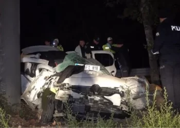 Doğum günü kutlamasından dönen 4 arkadaşın korkunç kaza sonucu hayatını kaybettiği Bursa’da yaşanan olay