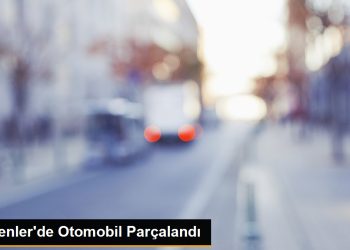 Esenler’de Park Halindeki Otomobil Parçalandı