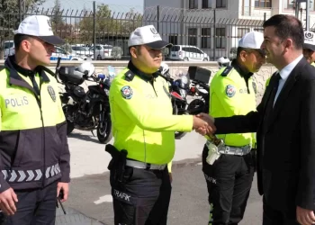 Trafik Başkanı Ayhan, araçlara yönelik denetime katıldı