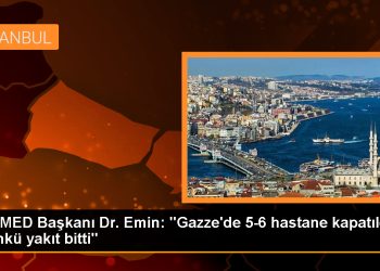 FİLMED Başkanı Dr. Emin: “Gazze’de 5-6 hastane kapatıldı çünkü yakıt bitti”